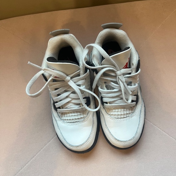 Retro Jordan 4 Cement Remastered Kids Size 11.5C - Picture 4 of 8